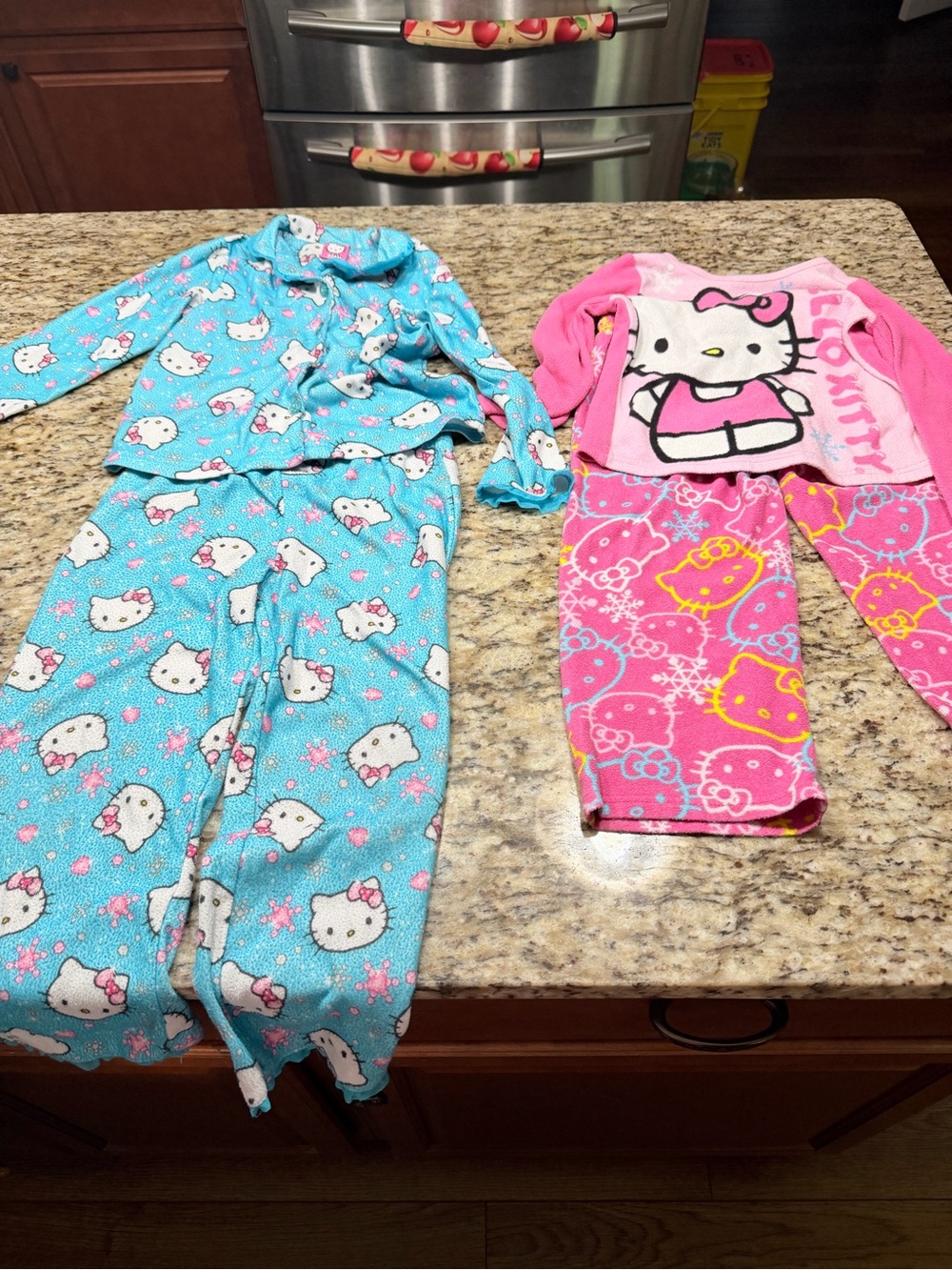 Hello Kitty Kids Pajama Set - Pink and Blue